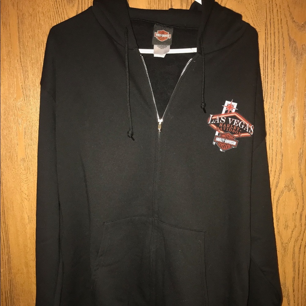 Harley Davidson zip up hoodie